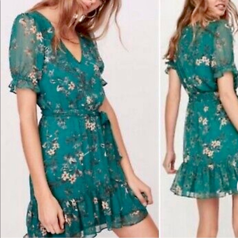 Express Floral Dress - Size XS